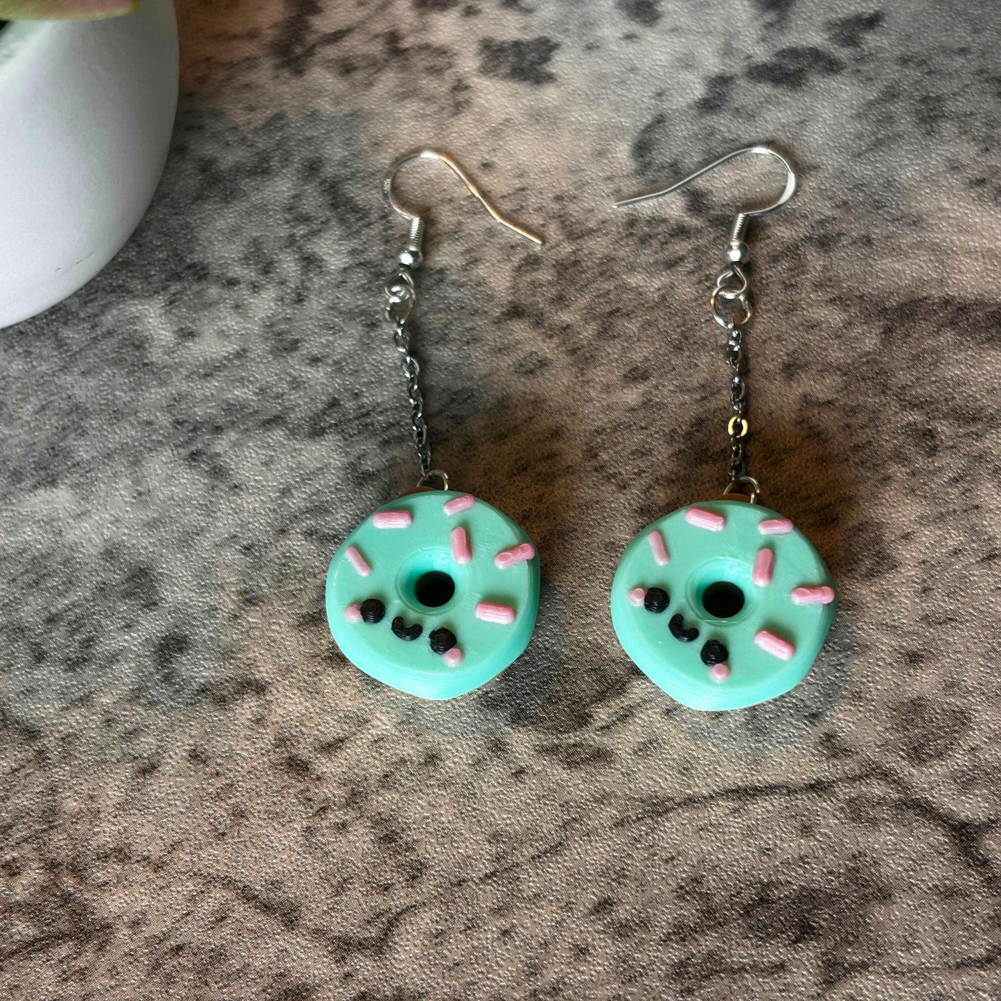 Handmade Kawaii Donut Earrings