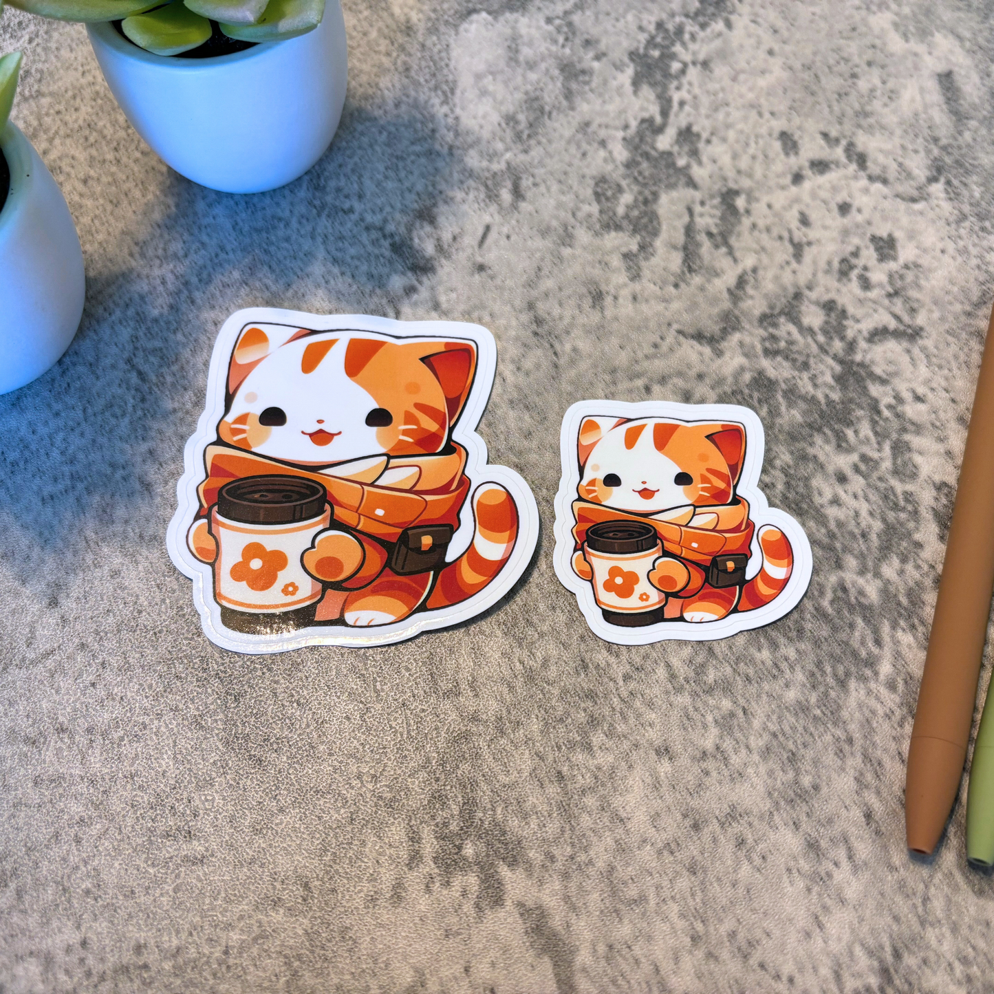 Latte Cat Sticker