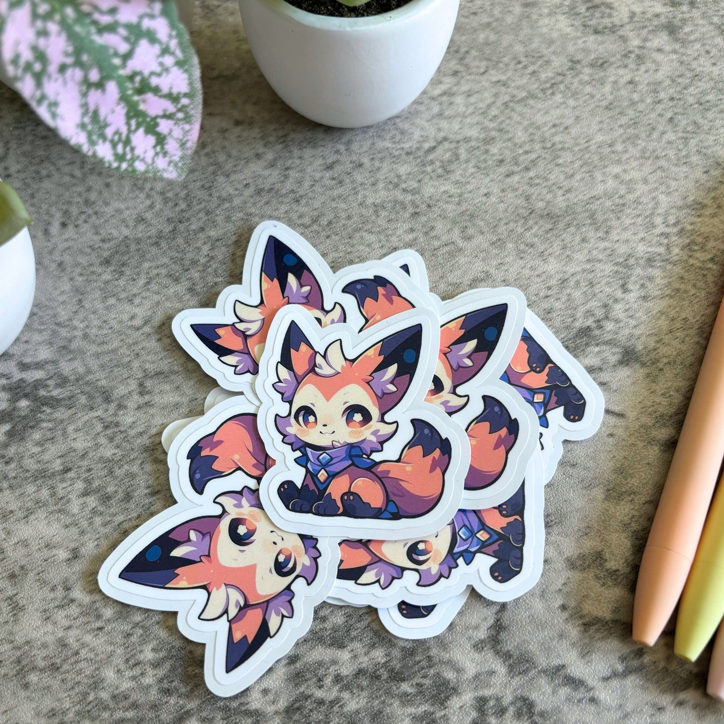 Space Bandit Fox Sticker