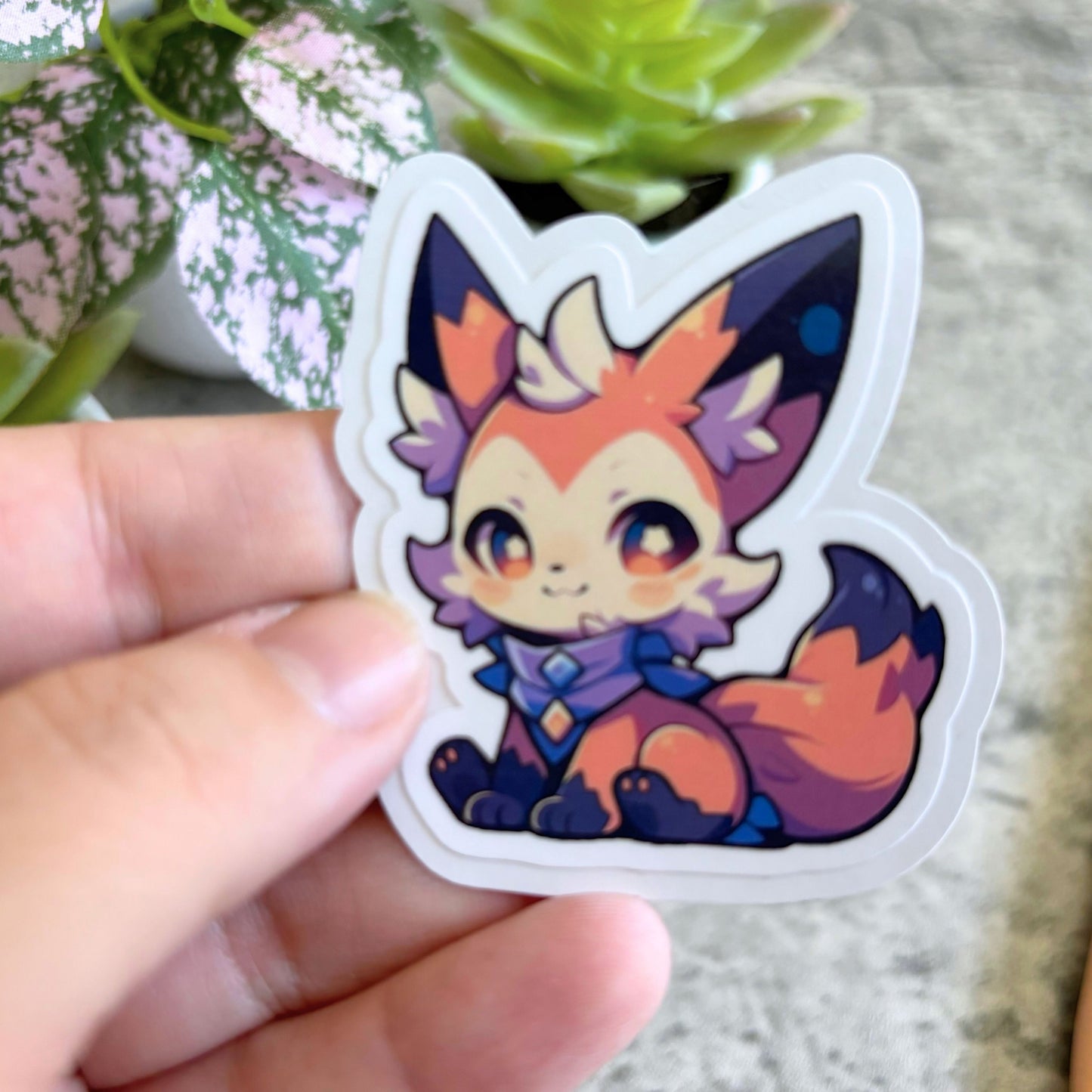 Space Bandit Fox Sticker