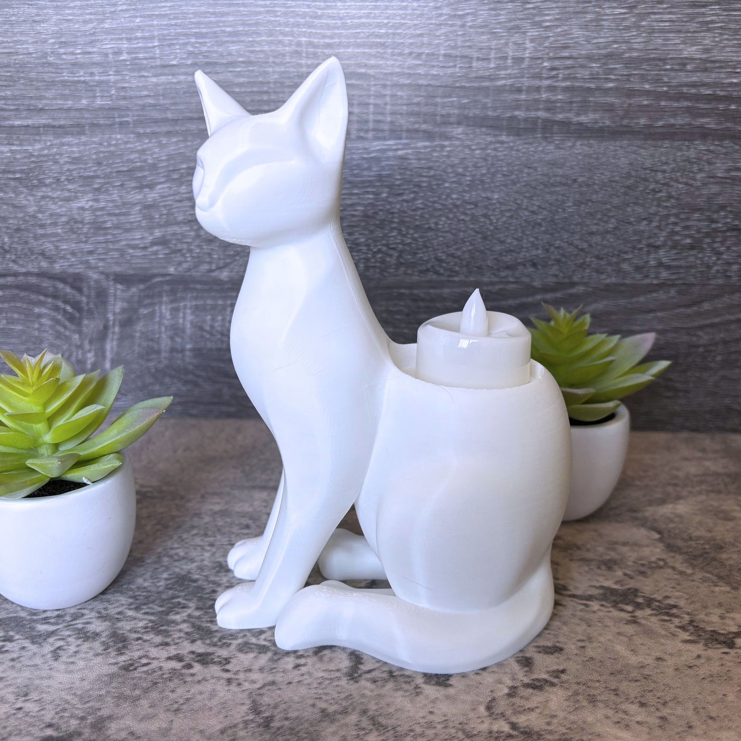 Minimalist Cat Tealight Candle Holder