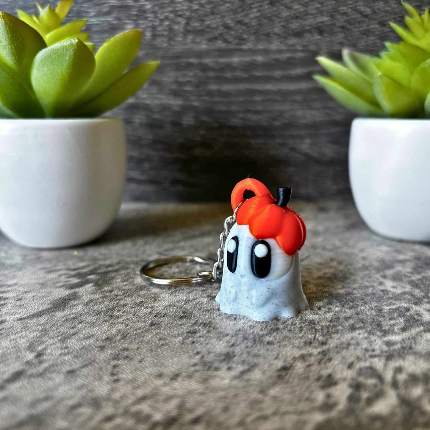 Spooky Cute Ghost Keychain, Purse, and Backpack Accessory
