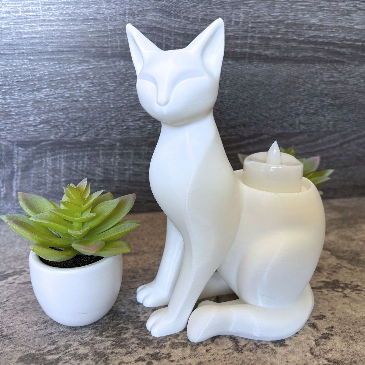 Minimalist Cat Tealight Candle Holder