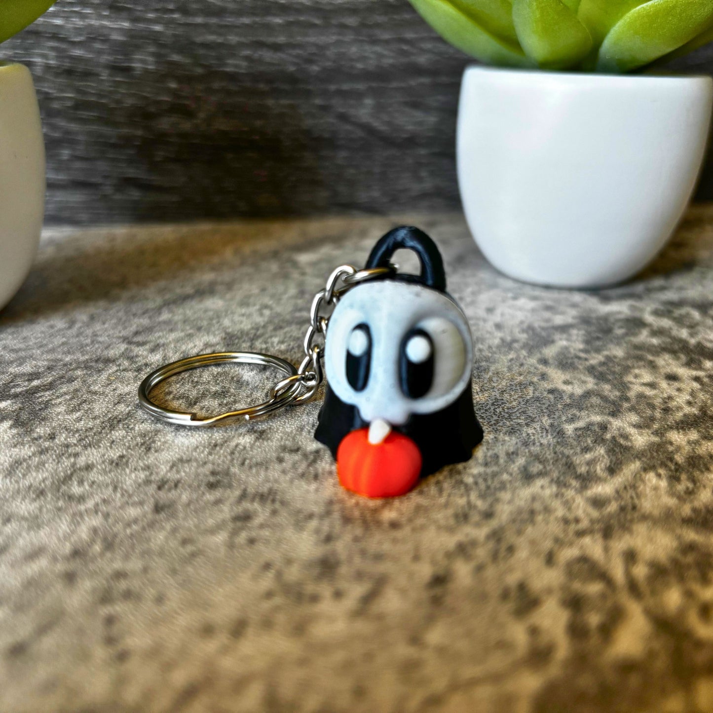 Spooky Cute Ghost Keychain, Purse, and Backpack Accessory