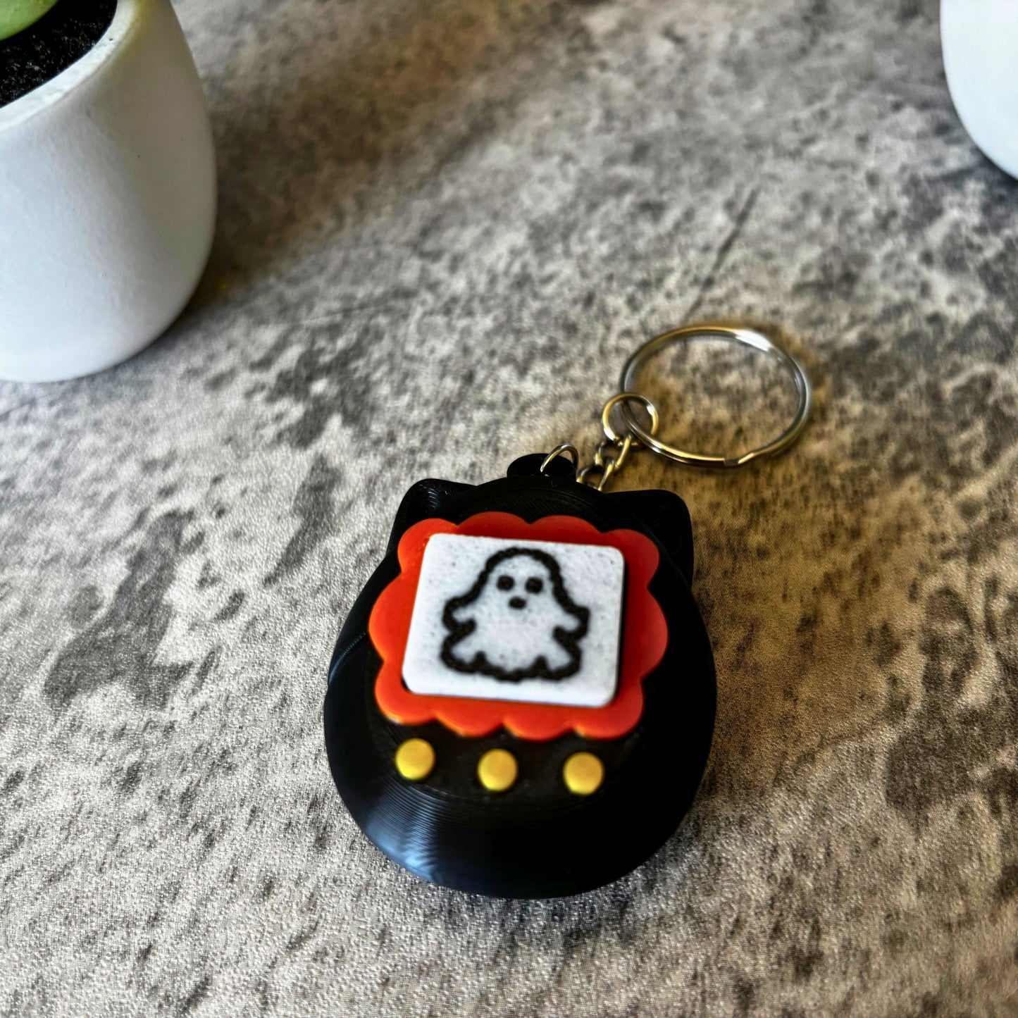 Cute Halloween V-pet Clicker Keychain, Purse, and Backpack Accessory
