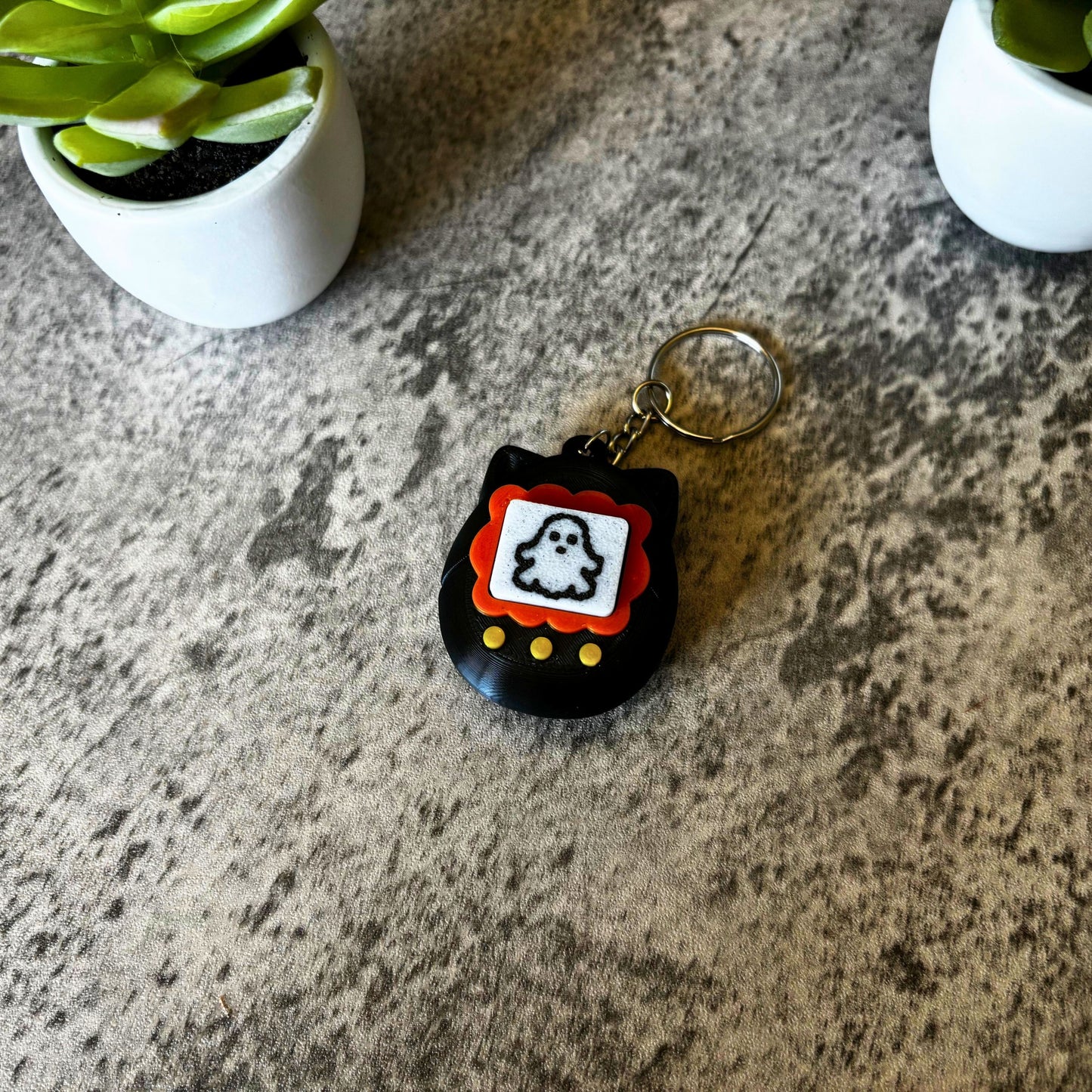 Cute Halloween V-pet Clicker Keychain, Purse, and Backpack Accessory