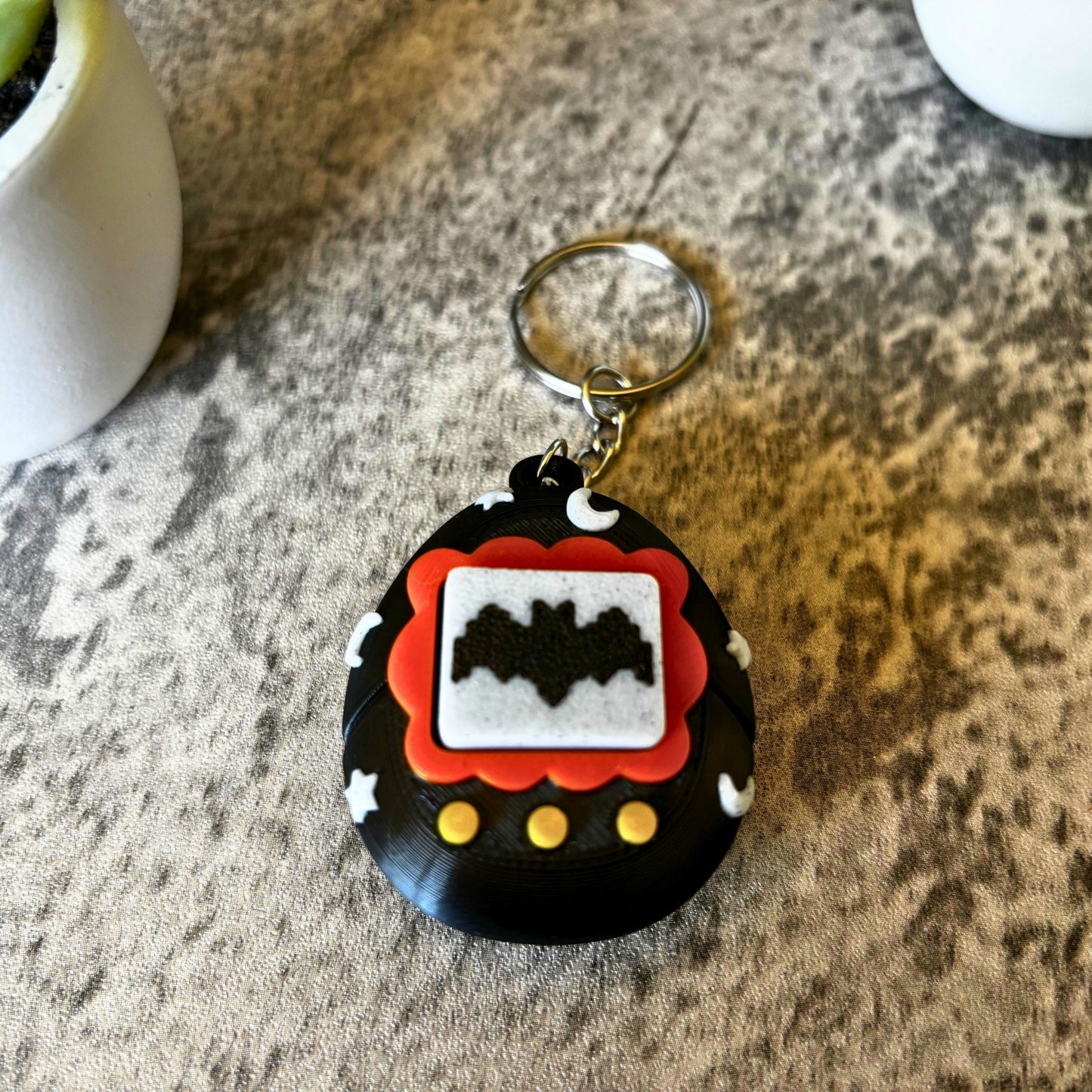 Cute Halloween V-pet Clicker Keychain, Purse, and Backpack Accessory