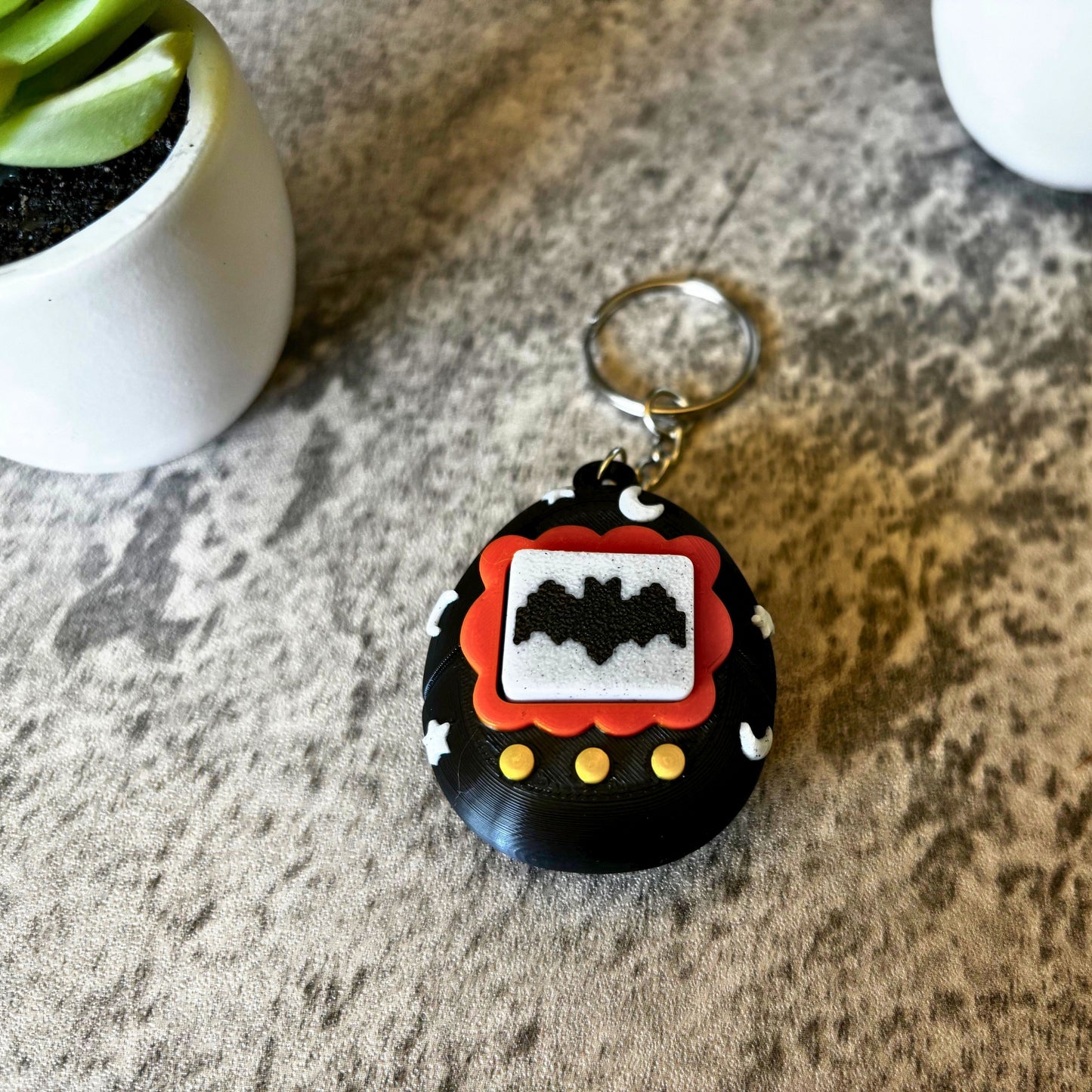 Cute Halloween V-pet Clicker Keychain, Purse, and Backpack Accessory