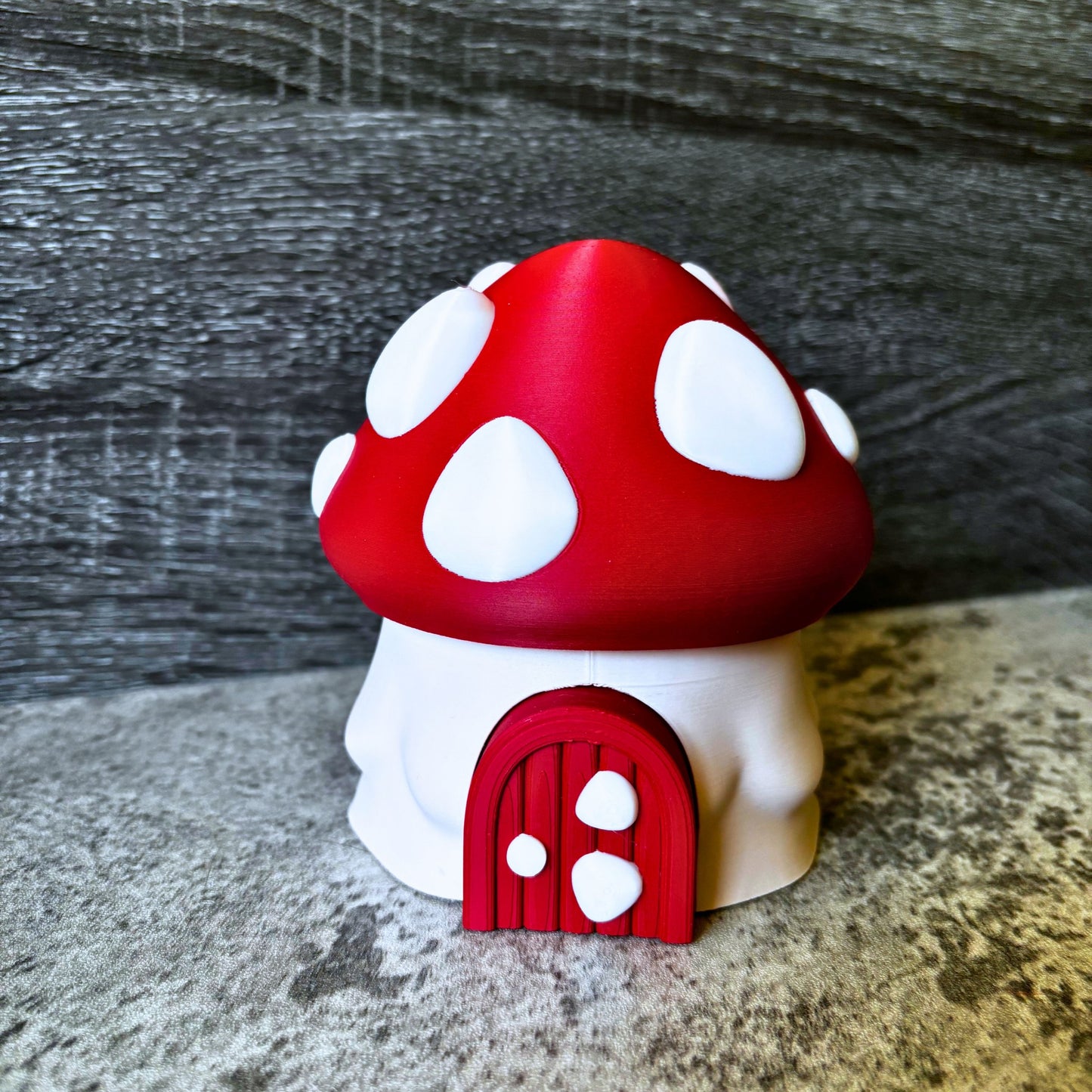 Cute Mushroom Twist-Top Container