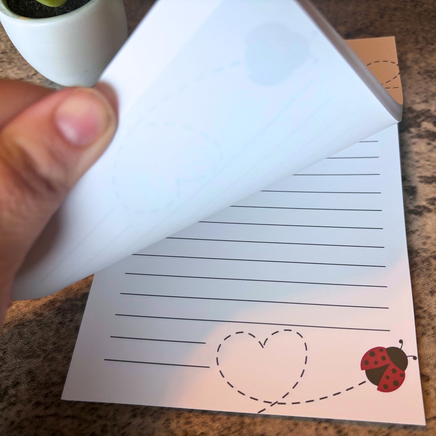 Ladybug Notepad