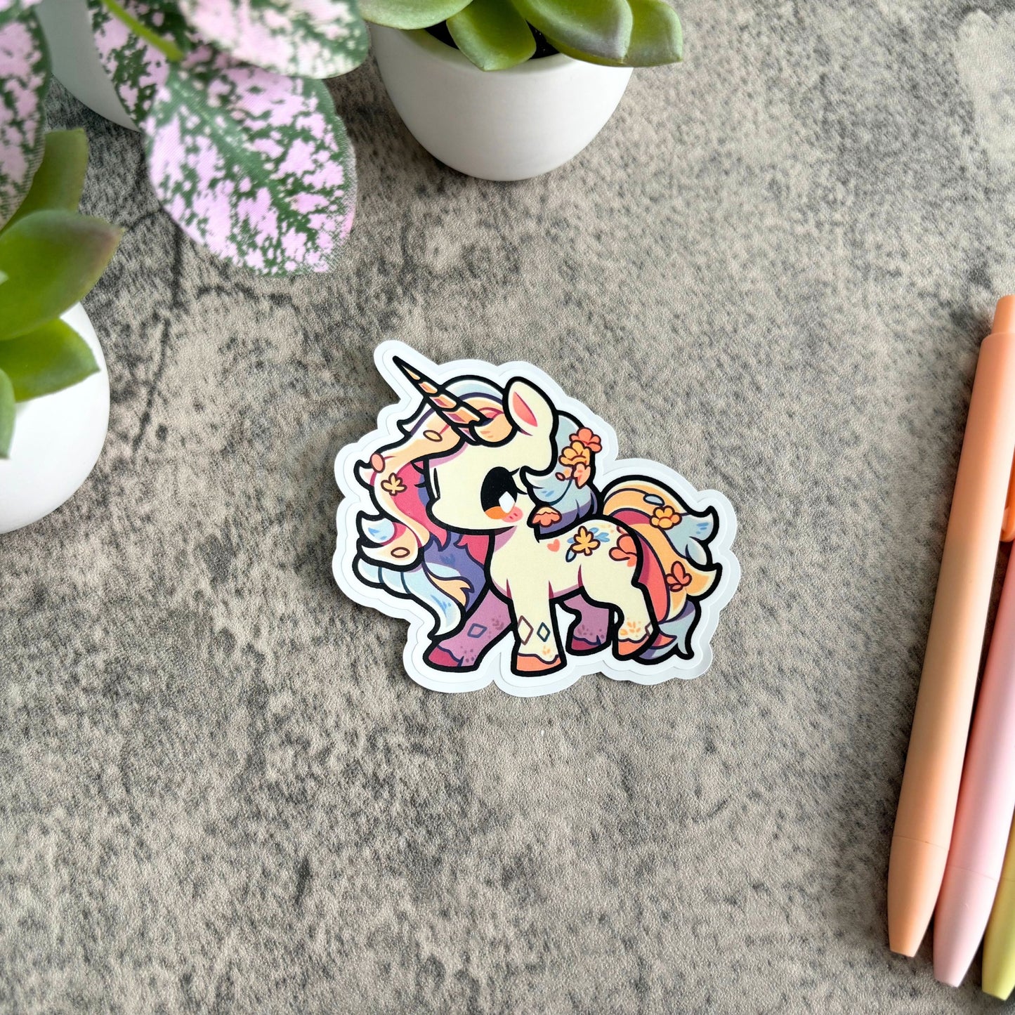 Autumn Unicorn Sticker
