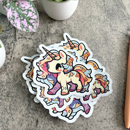Autumn Unicorn Sticker