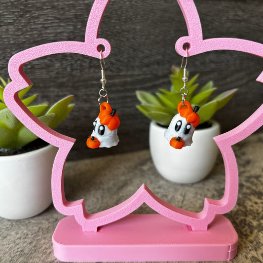 Handmade Spooky Cute Ghost Earrings