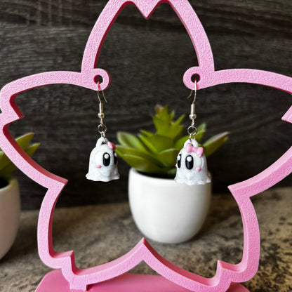 Handmade Spooky Cute Ghost Earrings